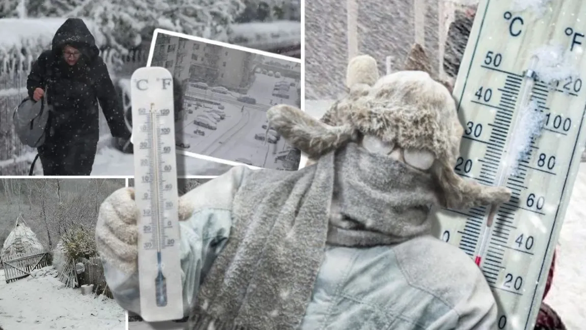 Val de ger siberian în România. Noi alerte COD GALBEN de ninsori și vreme geroasă