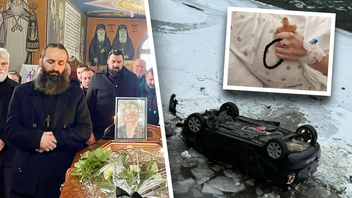 Imagini emoținante din spital cu soția preotului Ioan Cozma, după accidentul cumplit din Vatra Dornei. Preoteasa Diana își găsește alinarea în rugăciune după ce și-a pierdut un fiu în urma tragediei