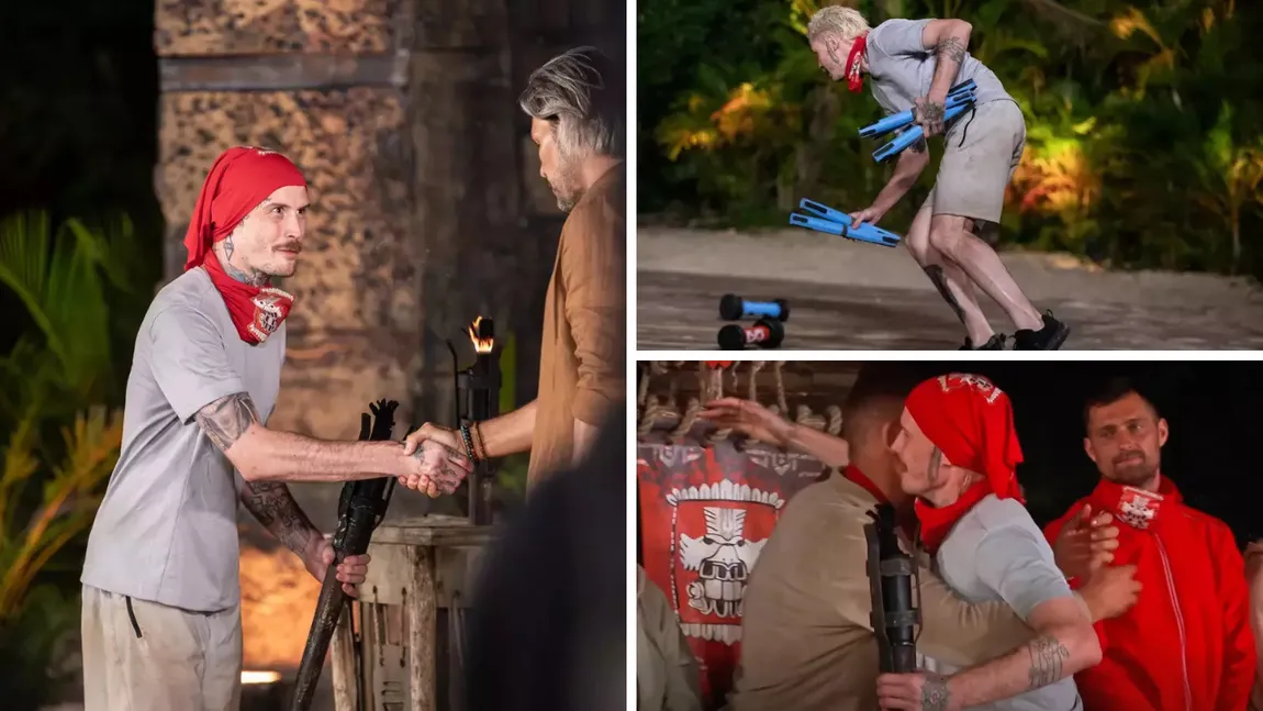 Survivor 2026: Ce i-a șoptit Călin Donca lui Iustin HVNDS la plecare și suma uriașă cu care s-a întors acasă după doar 3 zile