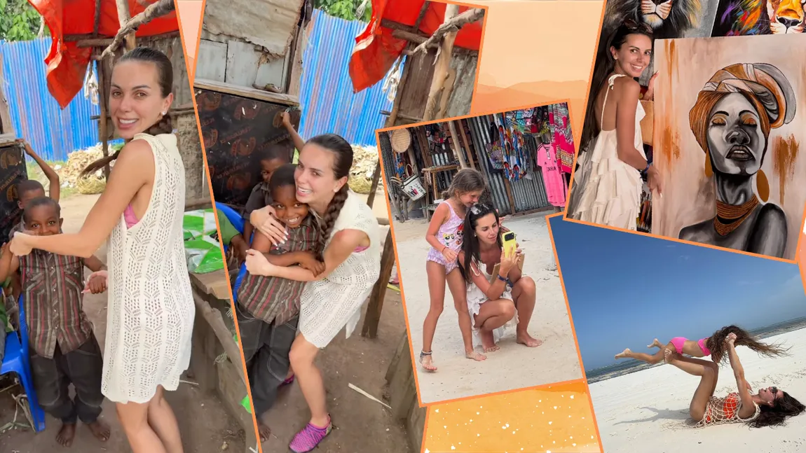 VIDEO- Georgiana Lobonț, emoționată până la lacrimi în Africa. Ce lecție valoroasă a învățat în vacanță: „Ne-au umplut sufletele de lacrimi”