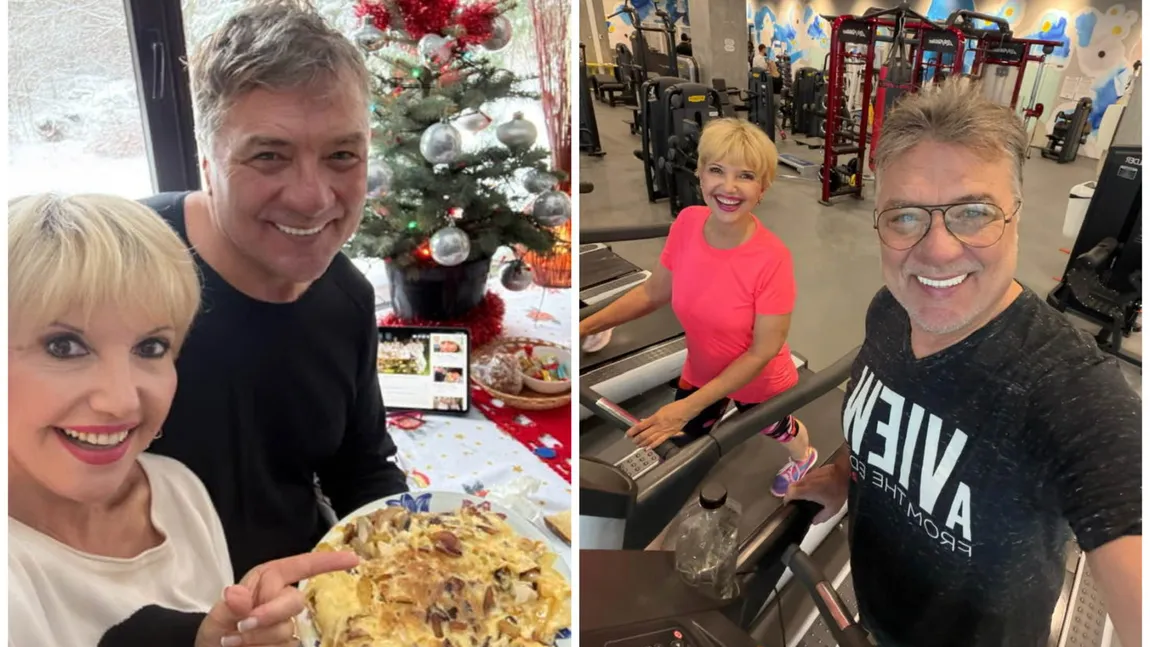 Marina Almășan și iubitul ei, Sorin Mărcuș, au început noul an cu mișcare. Ce dietă ține prezentatoarea după sărbători: 