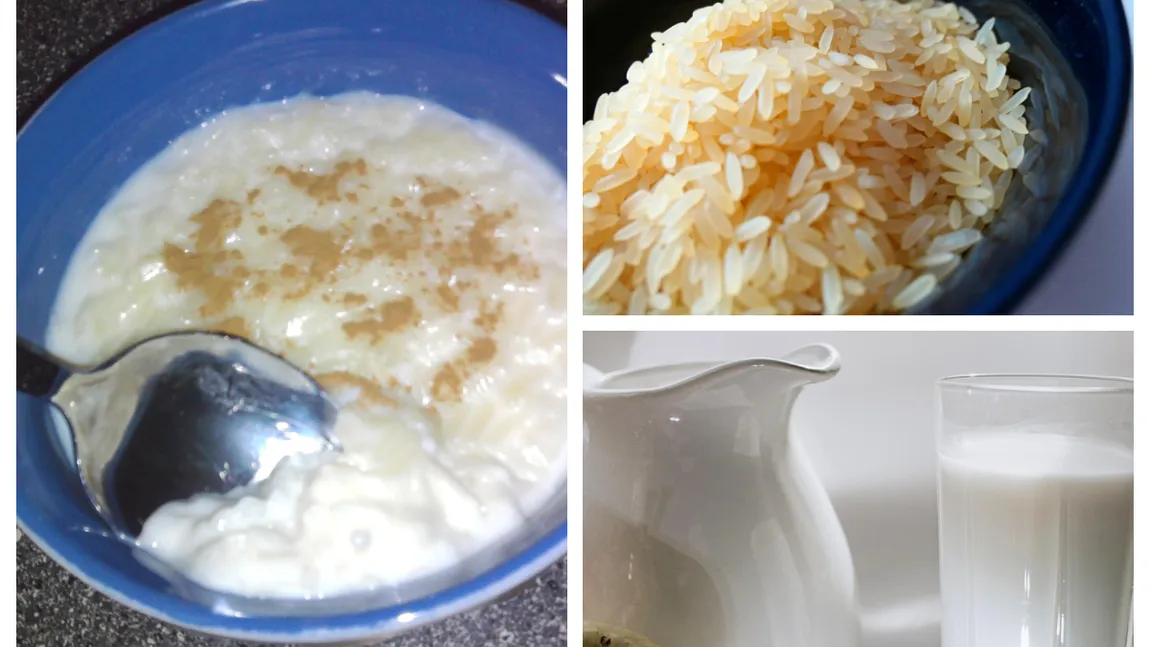 Cum se face orezul cu lapte. Cât orez se pune, de fapt, la un litru de lapte