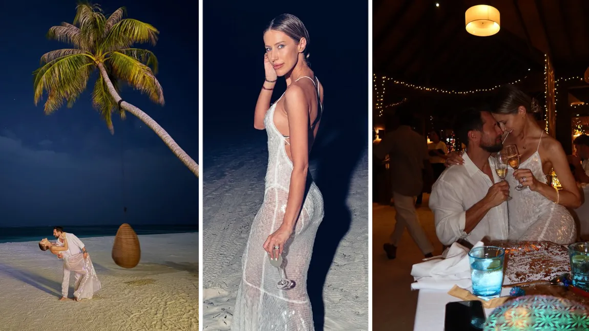 Dani Oțil și soția lui, Gabriela Prisăcariu, au petrecut de Revelion în Maldive