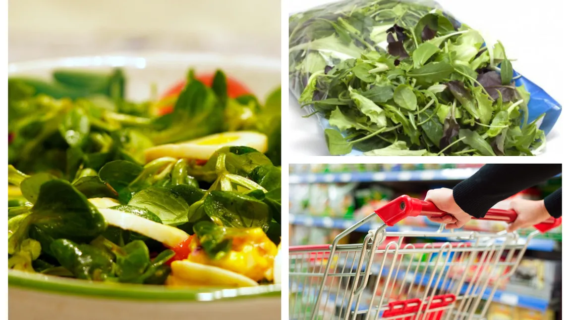 Alertă în supermarketurile din România. Salata la pungă ne poate trimite direct la camera de gardă.  Specialiștii ne recomandă să o evităm