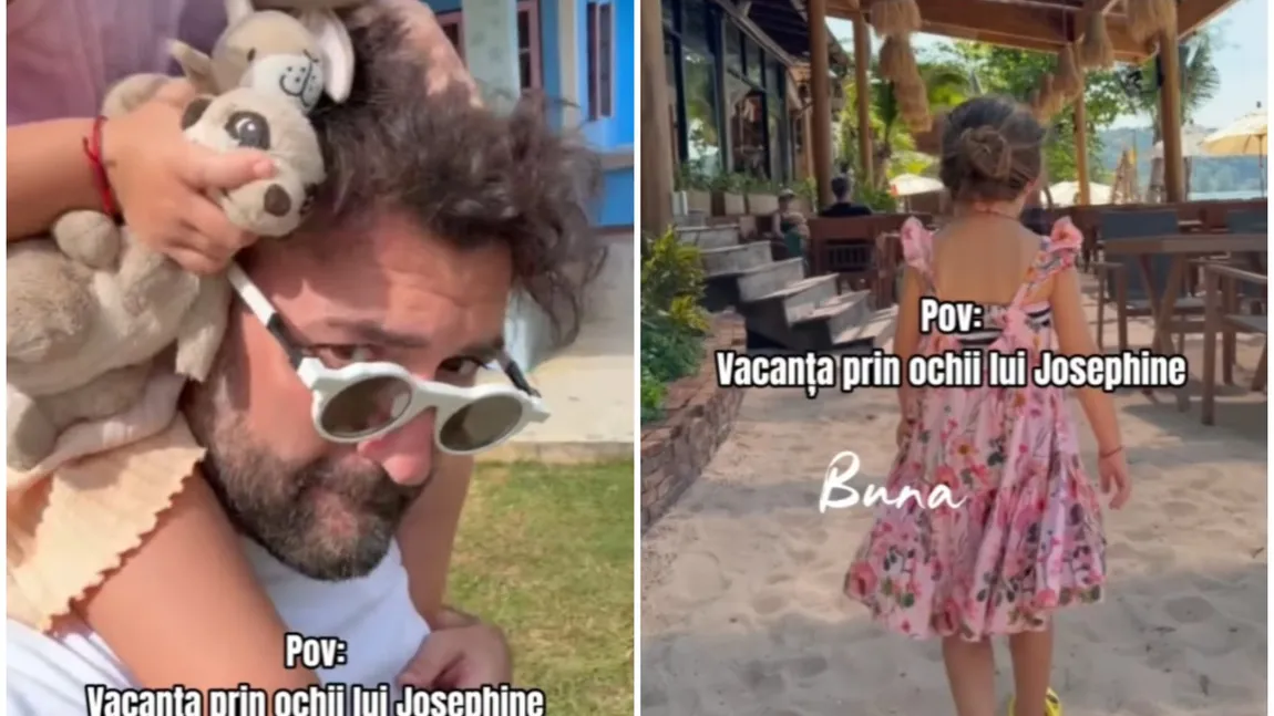 Prima înregistrare cu vocea micuței Josephine, fiica lui Smiley și a Ginei Pistol: 