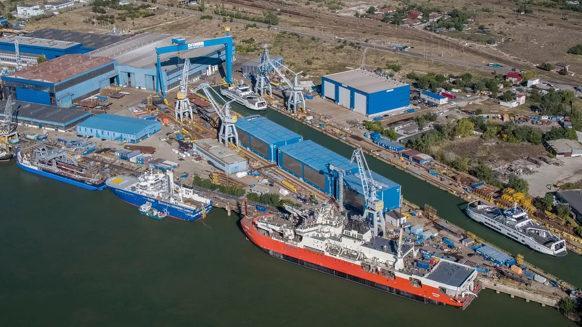600 de angajați de la șantierul naval Damen din Galați intră în șomaj tehnic. Cei afectați vor primi 75% din salariul de bază și multiple beneficii