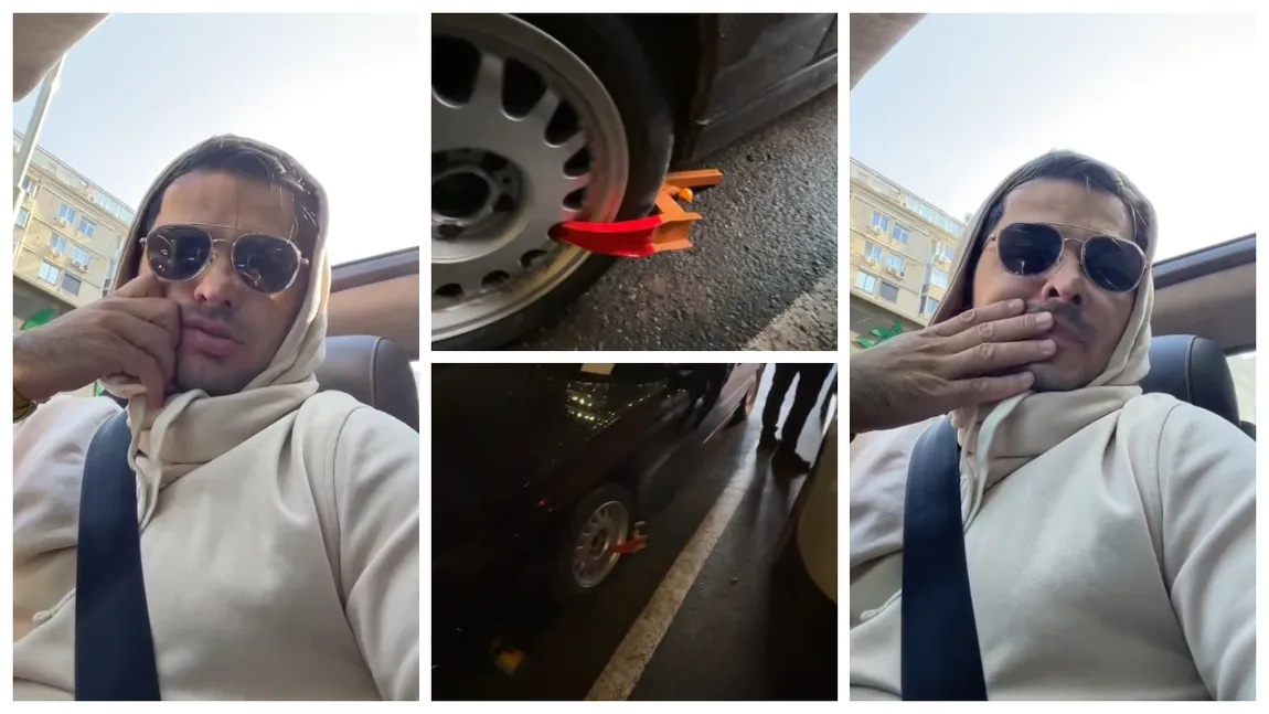Liviu Vârciu s-a trezit cu amendă în parcare. Și-a găsit roțile blocate dis-de-dimineață