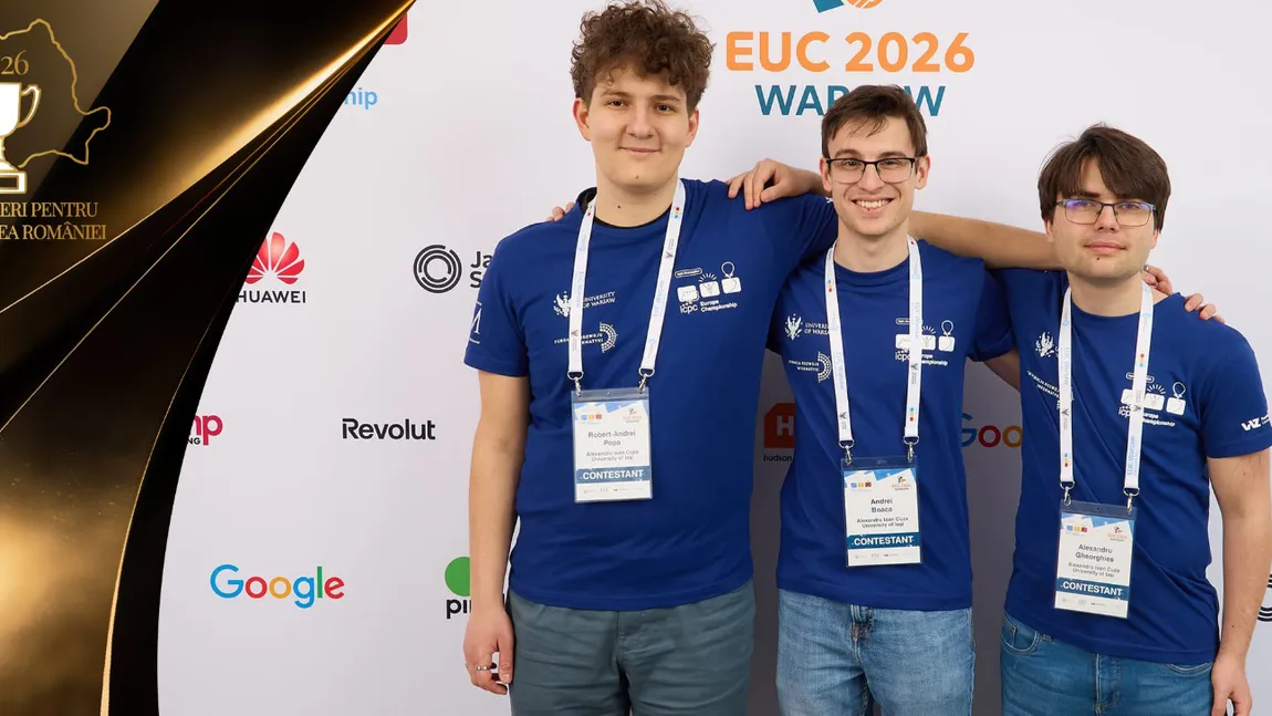 Premieră istorică în IT-ul românesc: trei studenți din Iaşi au câștigat aurul la campionatul european de programare