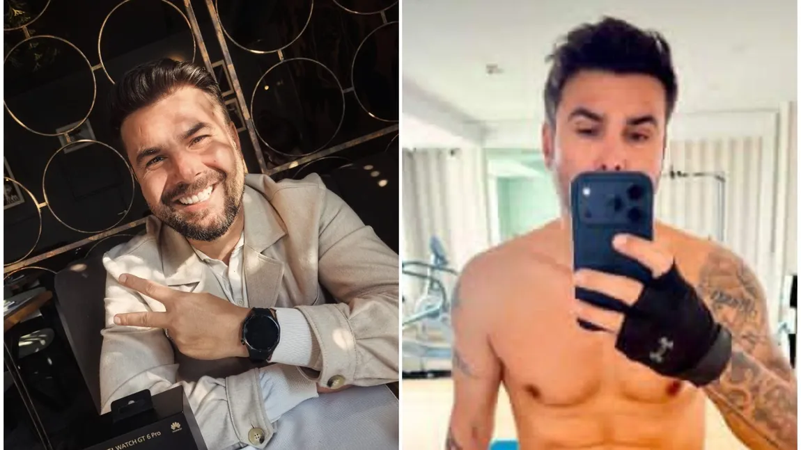 Adrian Mutu și-a etalat pătrățelele pe abdomen, la 47 de ani. 'Briliantul' are o formă fizică de invidiat