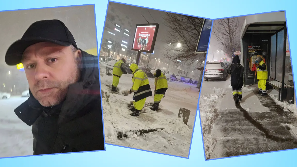 Noaptea albă a primarului: Ciprian Ciucu coordonează deszăpezirea străzilor din București. A pus la dispoziţie un număr de telefon pentru sesizări