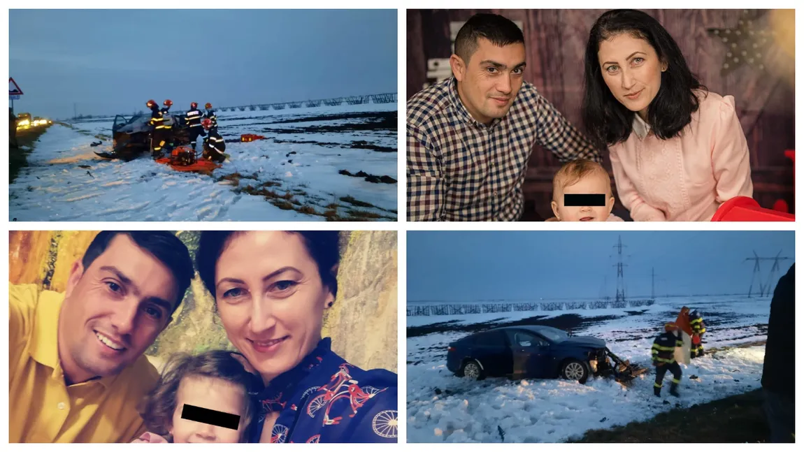Cătălina și Dan sunt cei doi soți care au murit în cumplitul accident din Brăila. O fetiță de 6 ani a rămas orfană