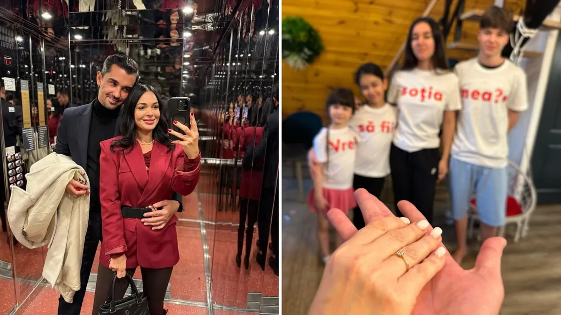 Deea Maxer se mărită. Vedeta, cerută în căsătorie chiar de ziua sa de naștere. Surpriza pregătită de iubitul ei, Constantin Cataramă, la care au participat și copiii FOTO