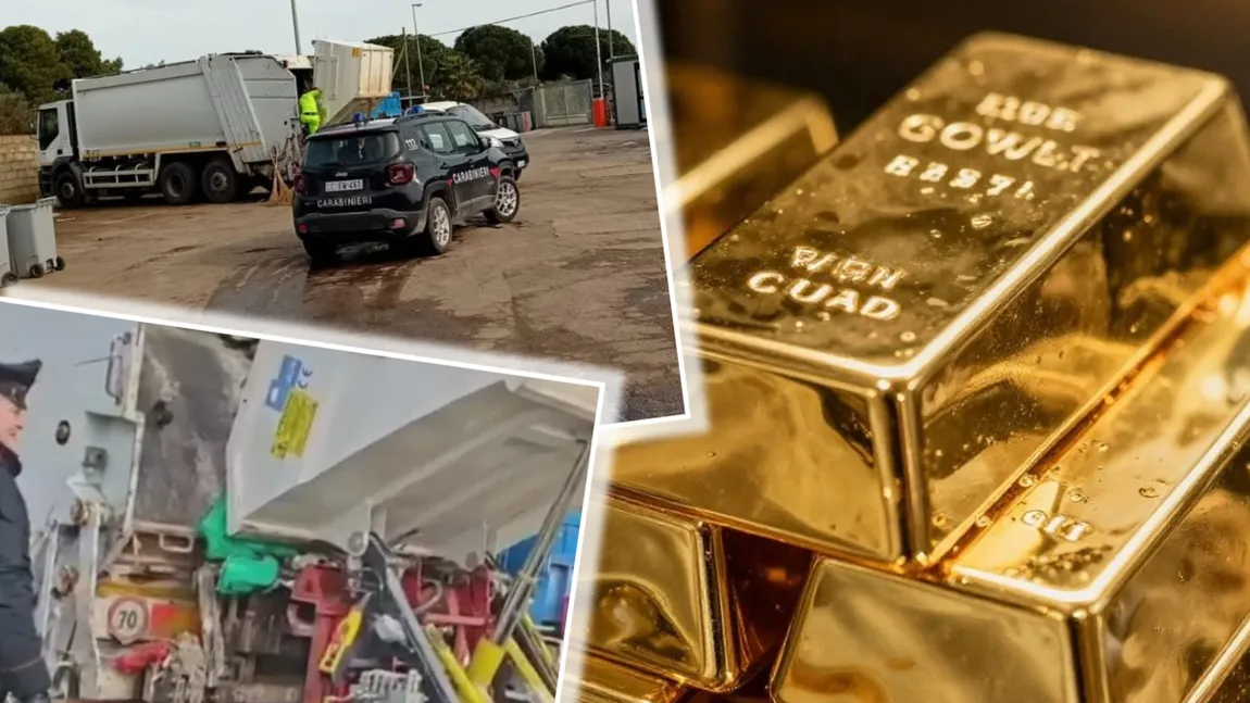 Curat ghinion! Un bărbat și-a aruncat la tomberon agoniseala de o viață. Deținea lingouri de aur pe care le-a confundat cu... gunoiul menajer