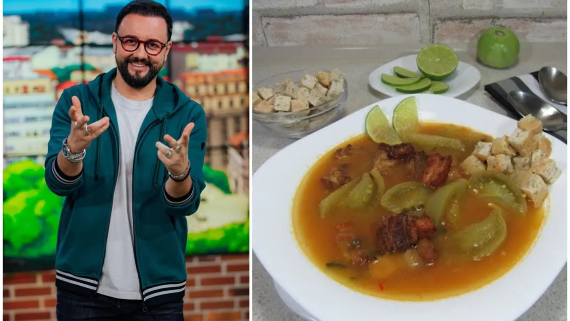 Ciorba preferată a lui Cătălin Măruță. Nu o mânâncă mulți români și nu se regăsește în restaurantele obișnuite