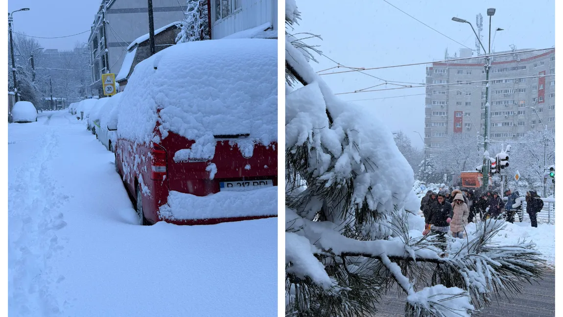 Ninsorea a curățat aerul din Capitală. Bucureștenii respiră mai curat ca niciodată