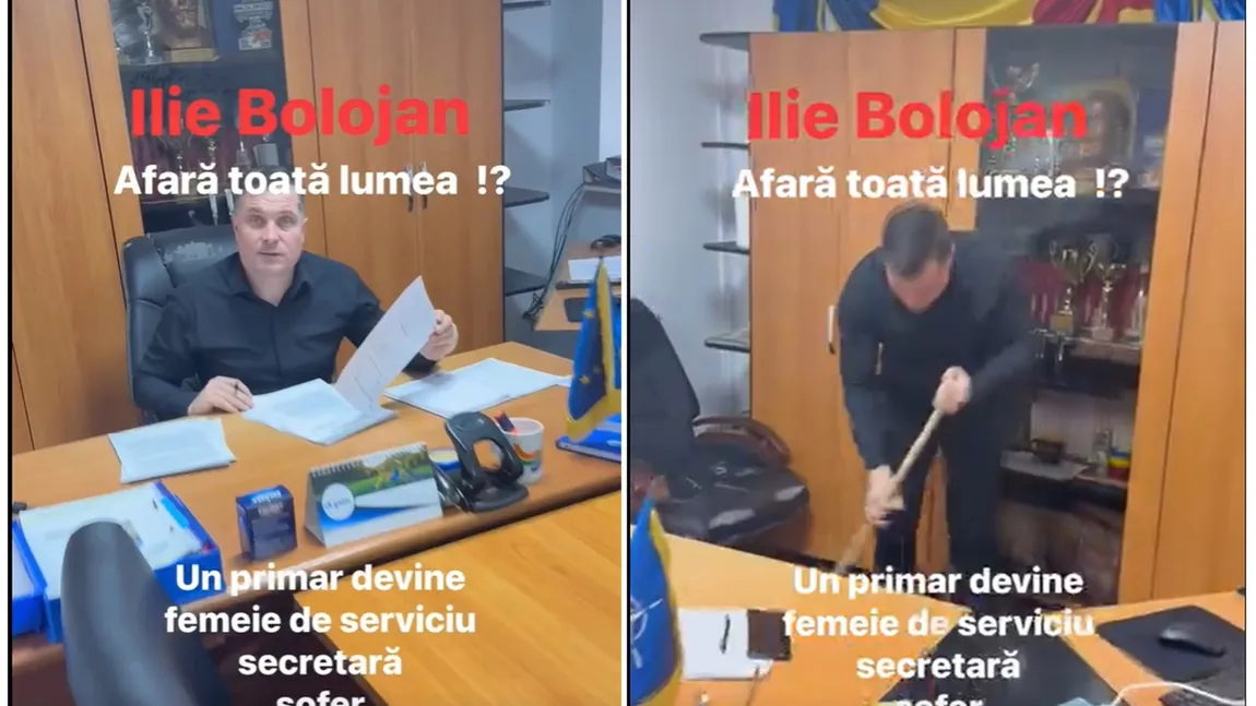 Efectul concedierilor lui Bolojan. Primarii dau cu mătura, devin femeie de serviciu, secretară și șofer: „O primărie nu este un SRL în care administratorul poate face totul singur” VIDEO