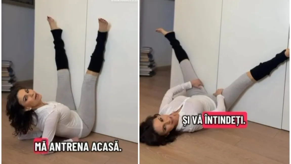 Ramona Bădescu are o flexibiliate impresionantă la 57 de ani. Vedeta a postat imaginile pe Internet: 