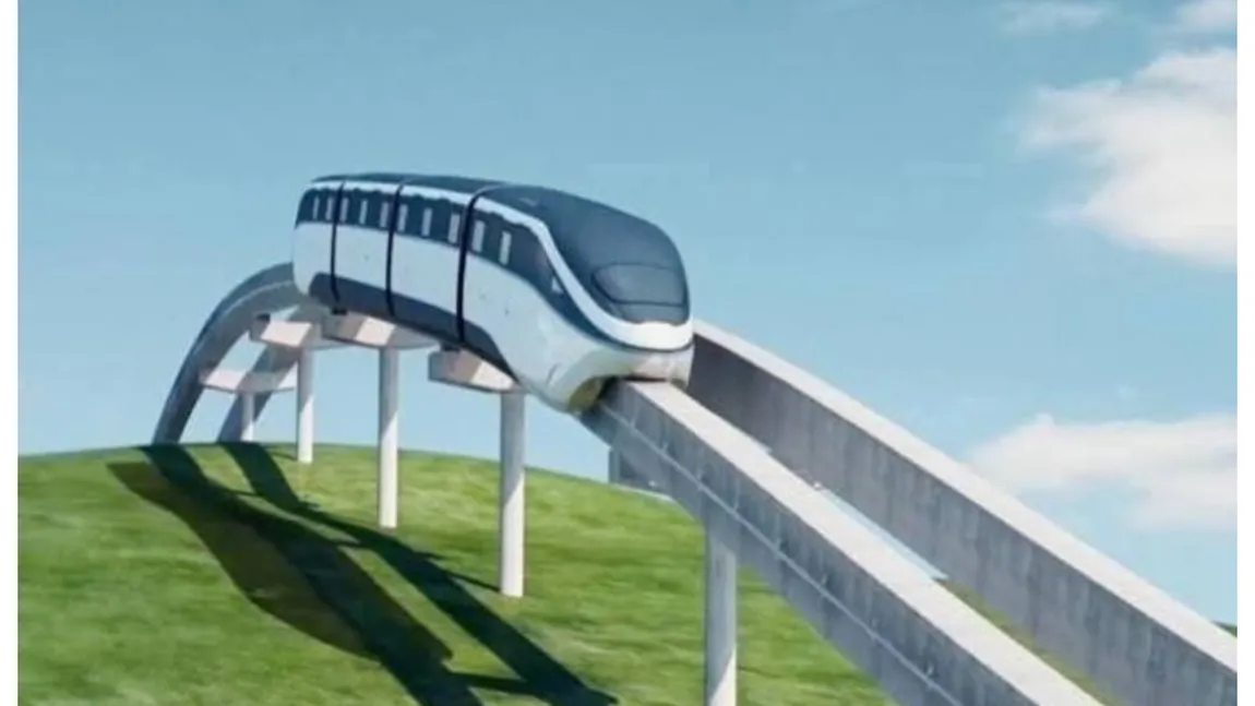 Primul oraș din România care ar putea avea tren suspendat. Ce traseu ar urma să aibă