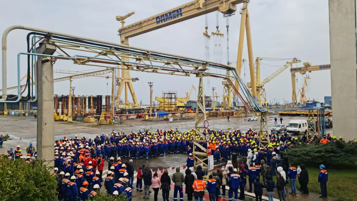 Faliment la Şantierul naval Mangalia, mii de oameni rămân pe drumuri înainte de Paşti