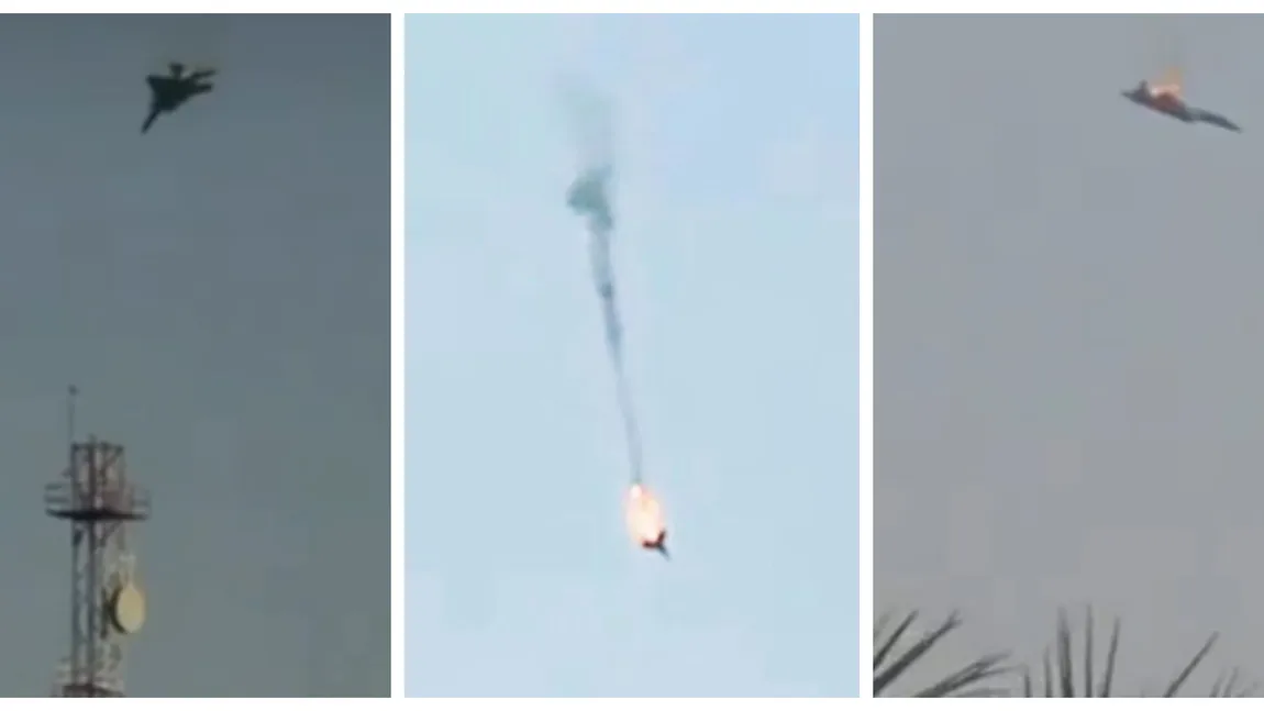 VIDEO Trei avioane F-15 americane, doborâte ”din greșeală” de Kuweit! Ce s-a întâmplat cu echipajele