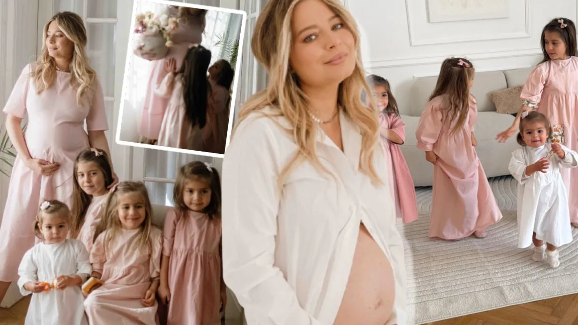 S-a aflat sexul celui de-al cincilea copil al Laurei Cosoi. Cosmin Curticăpean, soțul vedetei, s-a dat de gol