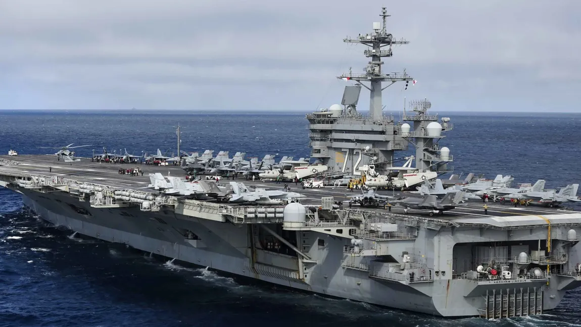 Gardienii Revoluţiei anunţă că au atacat portavionul USS Abraham Lincoln ”cu patru rachete balistice”