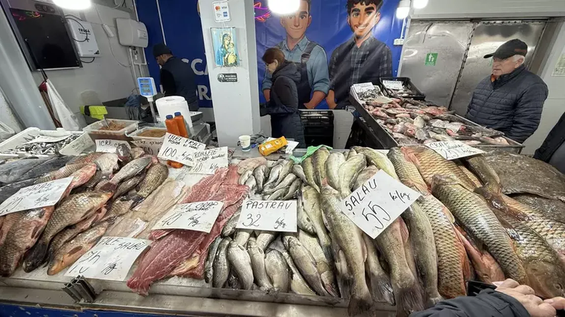 Cu cât au ajuns să se vândă peștele și produsele din pește, în Piața Obor, în preajma zilelor în care este dezlegare
