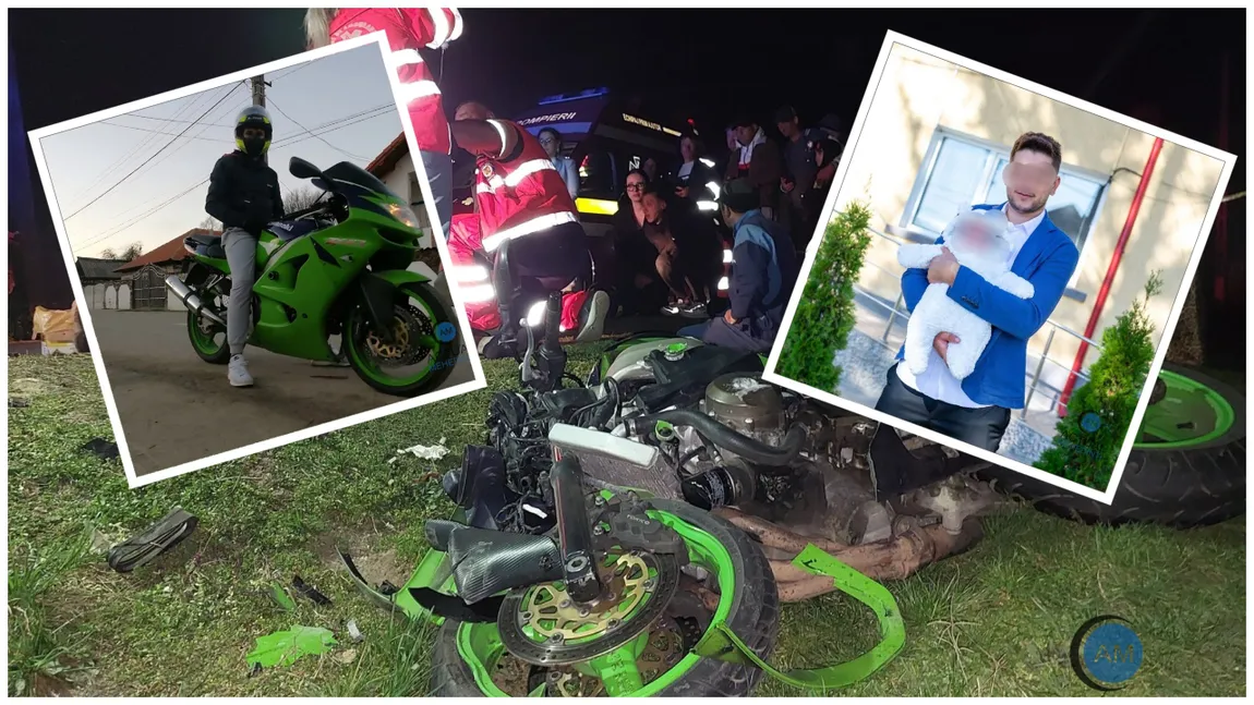Motociclist de 21 de ani, mort într-un accident în Mehedinţi. Peste două luni avea programată nunta cu mama fiicei lui 