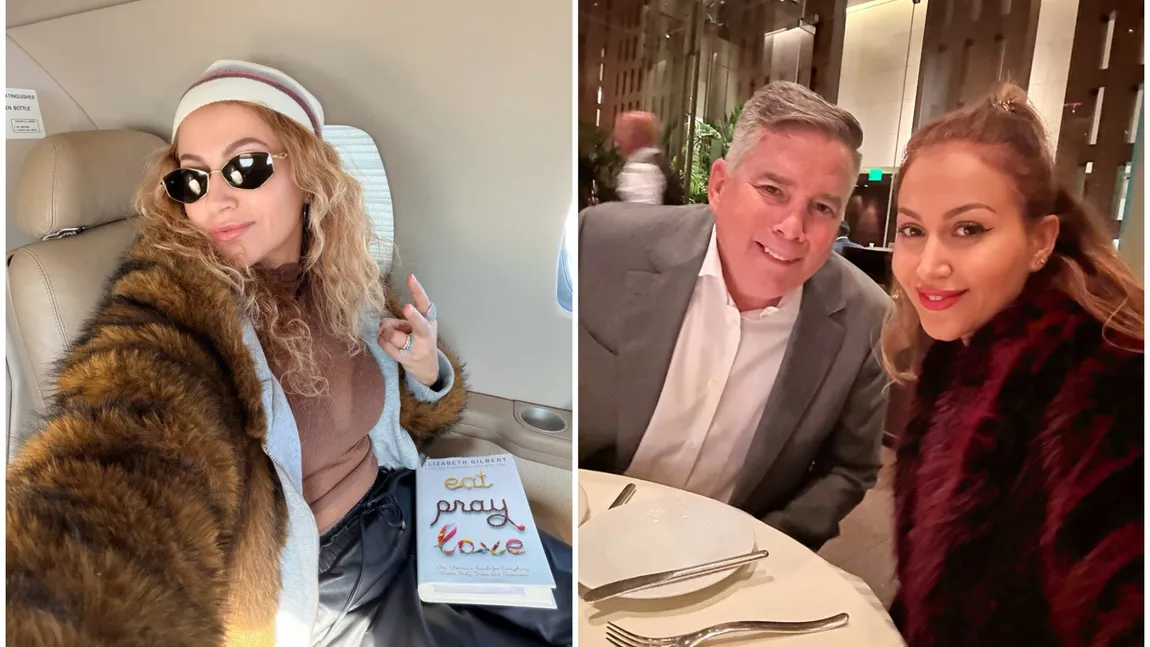 Cum o răsfață iubitul milionar pe Anamaria Ferentz. Artista s-a pozat într-un avion privat: 