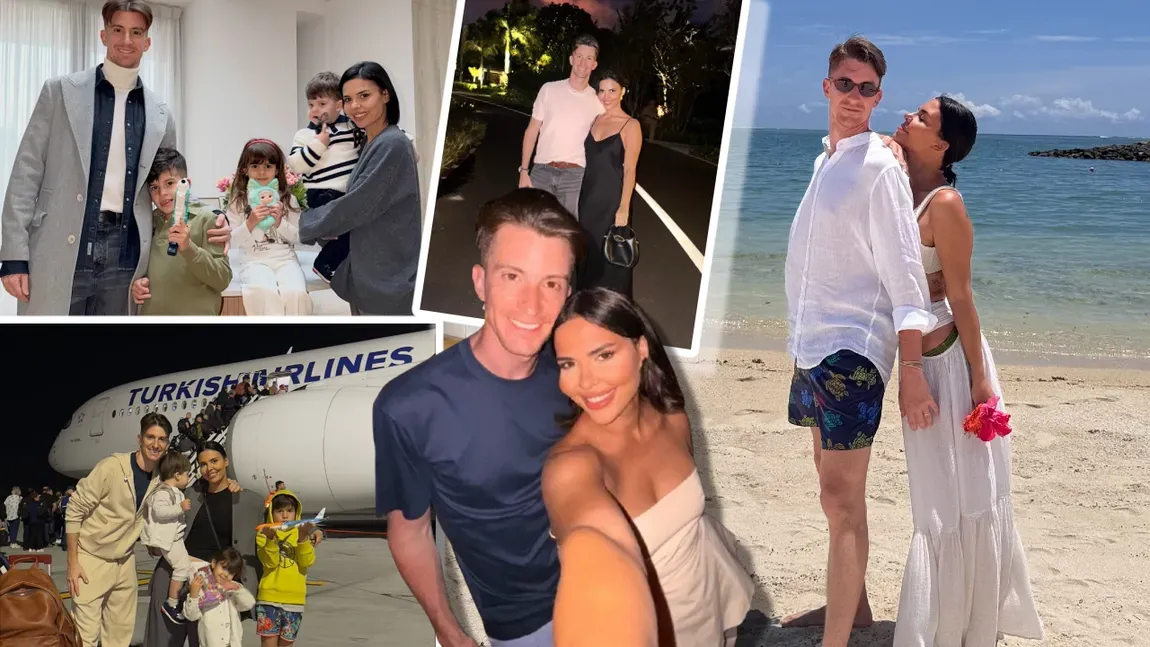 Cum împart Andreea Popescu și Rareș Cojoc custodia celor trei copii. Decizia luată de foștii soți