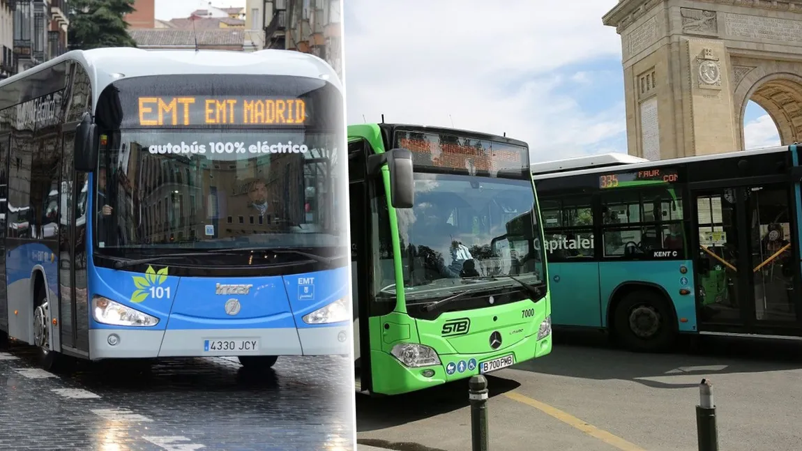 Câți bani câștigă un șofer de autobuz în Spania, comparativ cu unul din România
