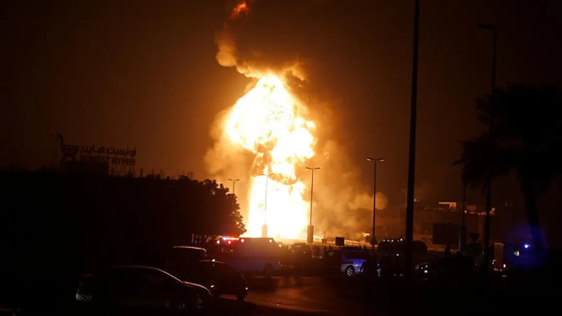 Rachete trase din Iran au lovit din nou statul Bahrain. VIDEO