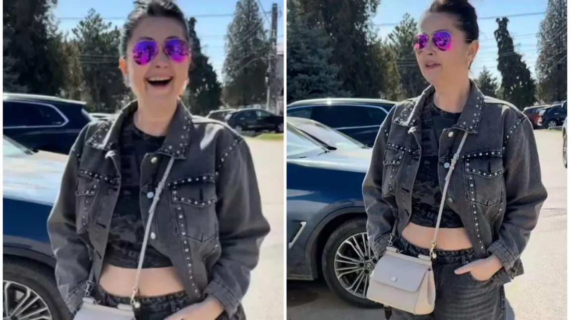 Gabriela Cristea, cu buricul la vedere pe stradă. Cum a reacționat Tavi Clonda când a văzut-o: 