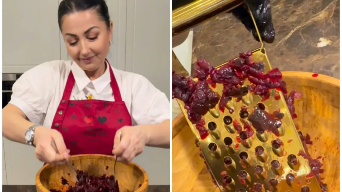 Cum face Gabriela Cristea salata de sfeclă roșie: 