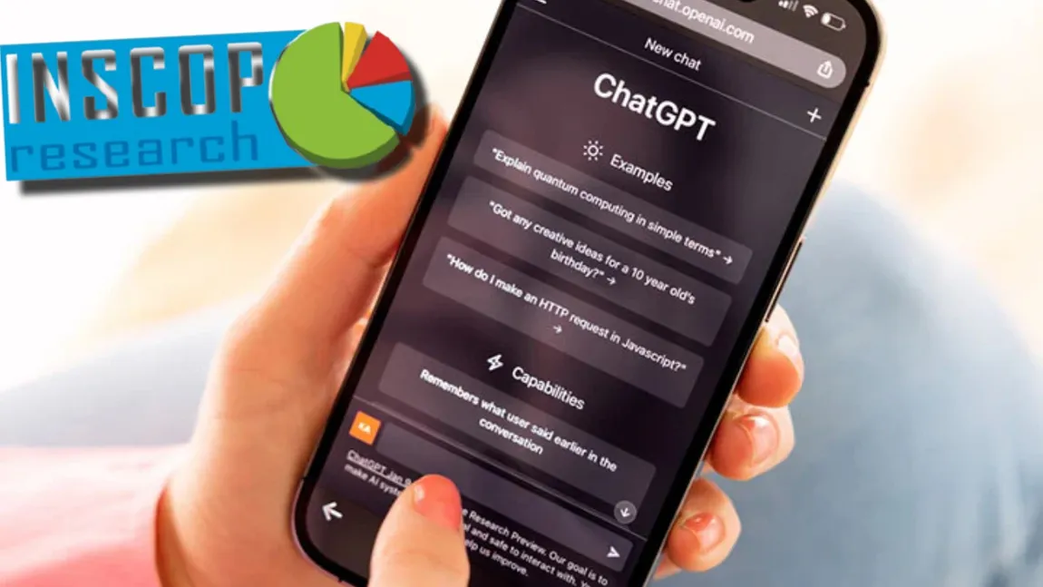 15% dintre români folosesc zilnic platforme și aplicații bazate pe inteligența artificială. Datele noului sondaj INSCOP