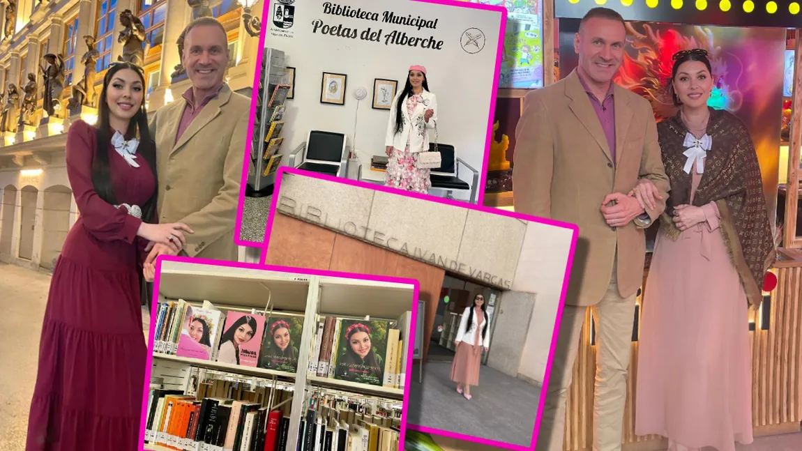 Exclusiv / Medana Oprea a mai bifat un succes uriaș în viața profesională. Cărțile ei de poezii au apărut pe rafturile marilor librării și biblioteci din Spania. ''Este un vis împlinit'' / GALERIE FOTO