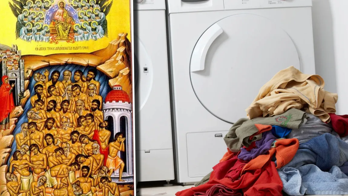 Este sau nu păcat să speli haine și să faci curățenie de Sfinții 40 de Mucenici. Ce spune tradiția