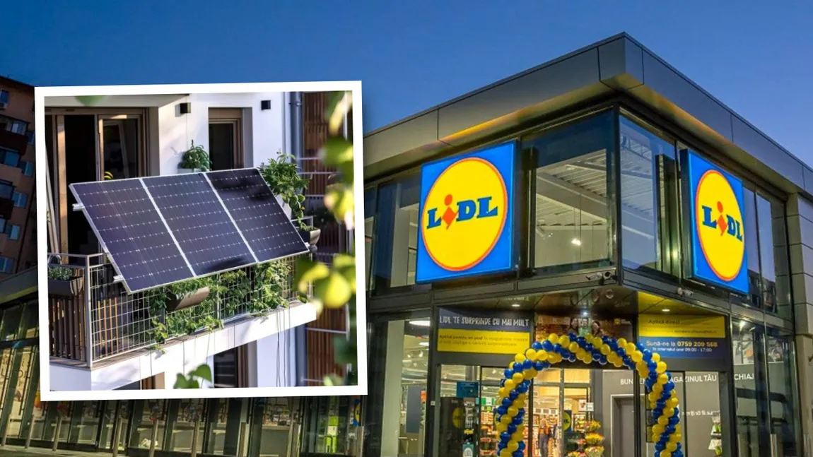 Lidl vinde acum și panouri fotovoltaice. Costă 1.299 de lei și trebuie rezervate în aplicație