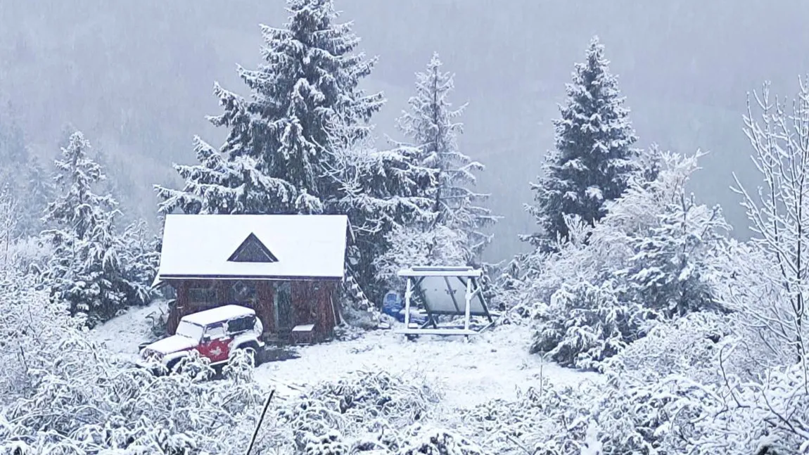 Prognoza meteo 1 mai. Vreme rece și ninsori ca în toiul iernii peste pomii înfloriți