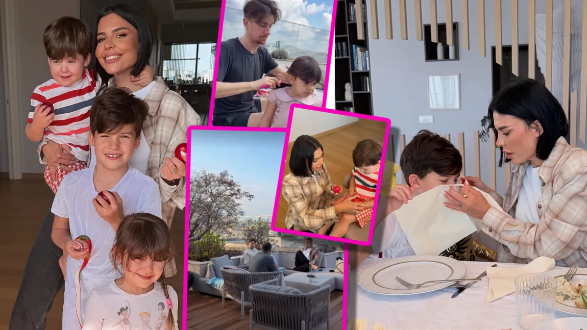 Andreea Popescu și Rareș Cojoc au făcut Paștele împreună! Influencerița s-a reîntors în penthouse-ul de 4 milioane de euro. „Noi nu ne-am despărțit de copii, vom fi întotdeauna o familie pentru ei”
