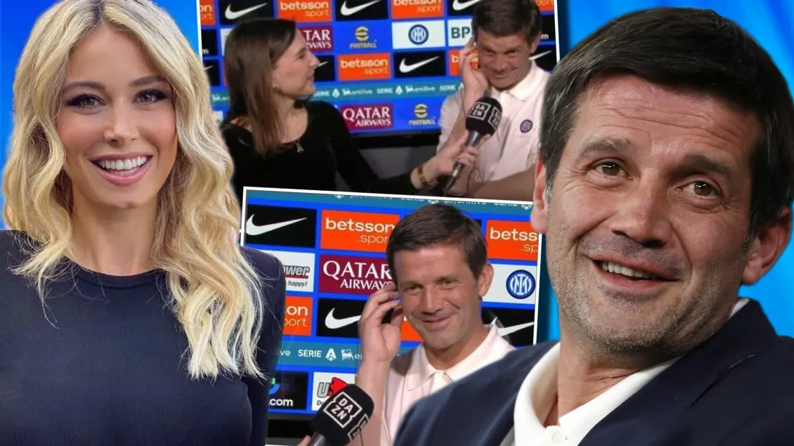 Cristi Chivu, surprins în timpul unei discuții suspecte cu o frumoasă jurnalistă italiană: 