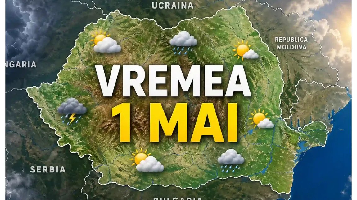 Prognoza lunară ANM. Congelator de 1 Mai, vremea se răceşte brusc de Ziua Muncii 2026