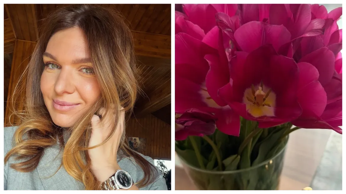 Simona Halep, curtată cu flori? CINE i-a trimis un buchet superb