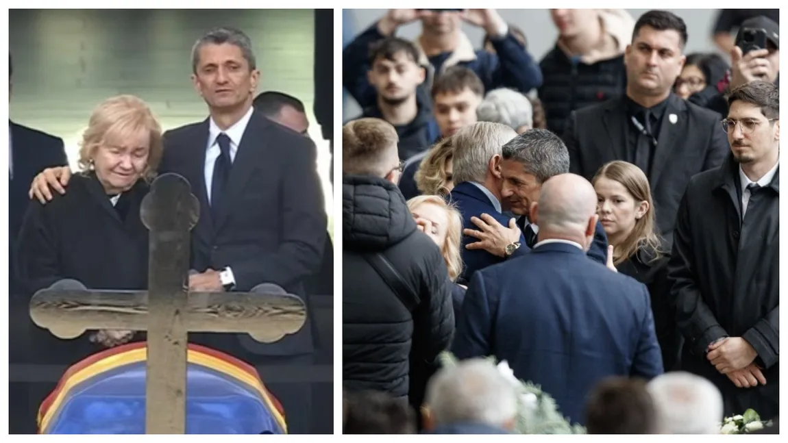 Uriaș, la fel ca tatăl. Răzvan Lucescu a stat 16 ore în picioare, lângă sicriul părintelui său, pentru a-i întâmpina pe cei peste 15.000 de oameni veniți la priveghi