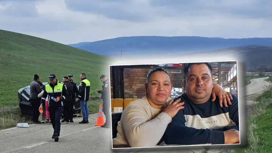 Soția bărbatului decedat în accidentul din Vaslui, răpusă de durere. Femeia a avut nevoie de îngrijiri medicale: 