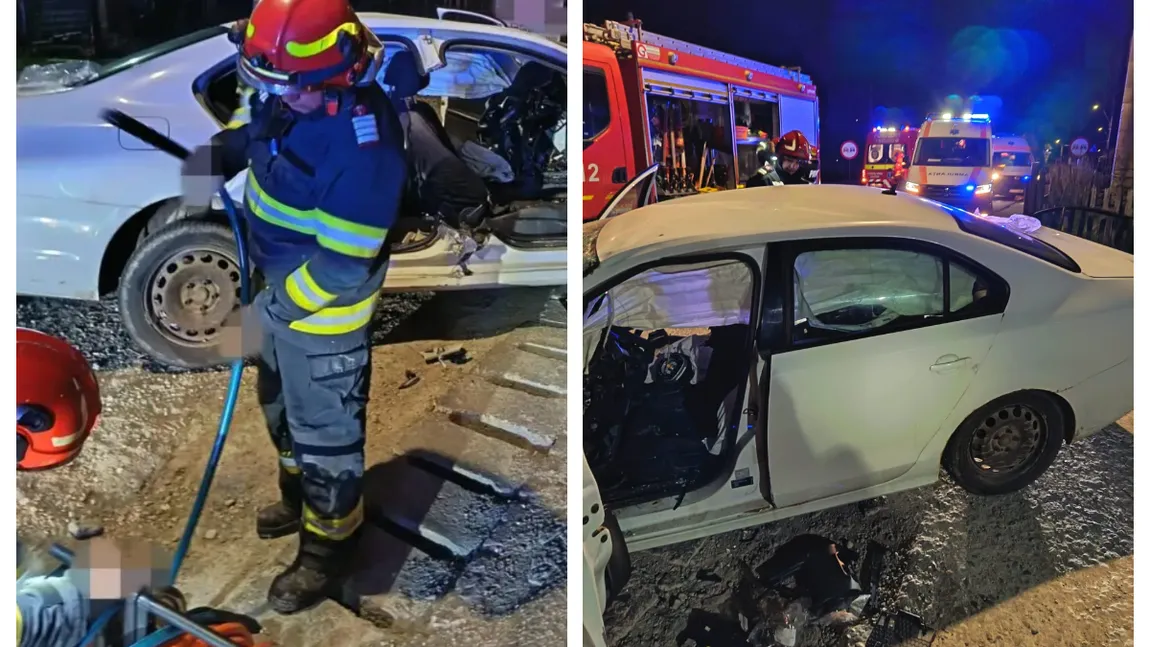 Accident în Vatra Dornei între un TIR și o mașină. Trei tineri au ajuns în stare gravă la spital