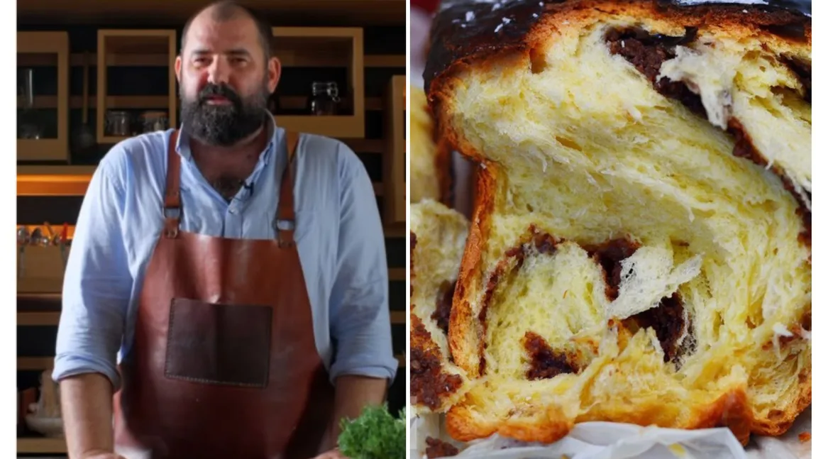 Rețeta de cozonac a lui Adi Hădean. Cum poți obține un desert pufos, aromat și perfect pentru masa de Paște