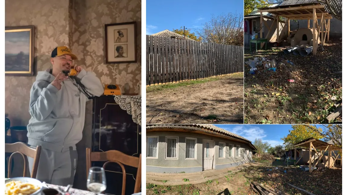 Cum arată casa de lut a lui Puya. Este la țară, la doar câțiva kilometri de București