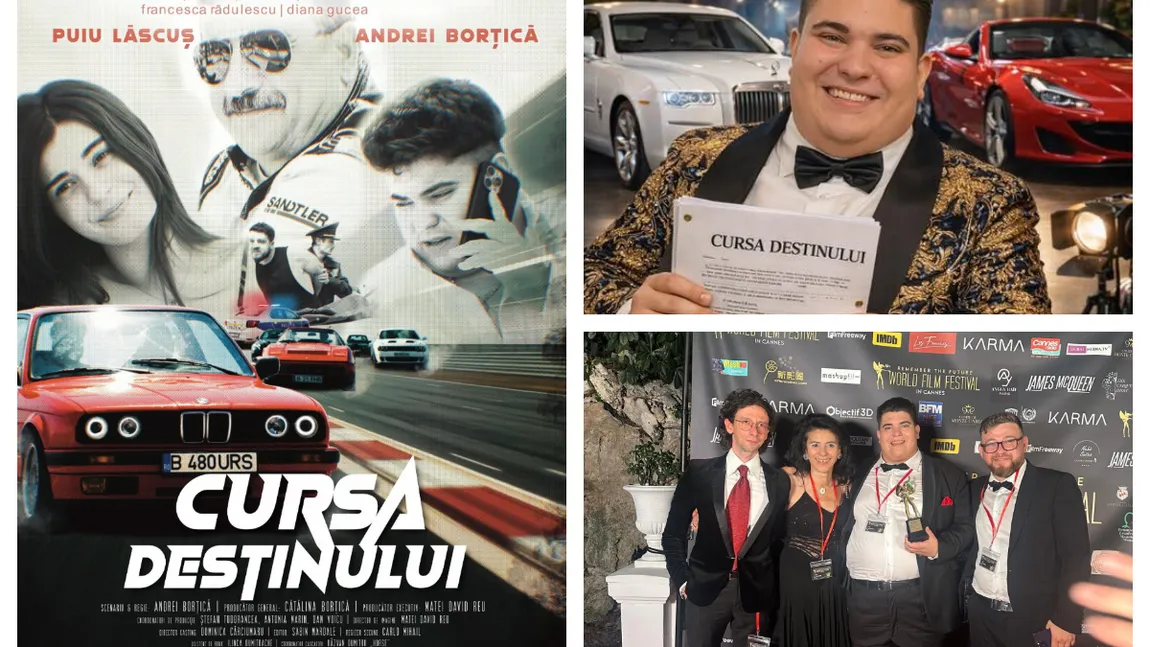 CURSA DESTINULUI – filmul premiat internațional, regizat de studentul Andrei Borțică, va fi difuzat în cinematografe
