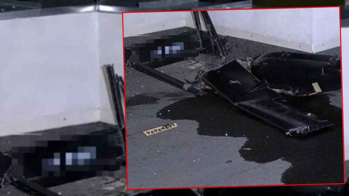 O dronă, găsită în centrul Chișinăului de un bărbat. Locatarii unei scări de bloc, evacuați în toiul nopții